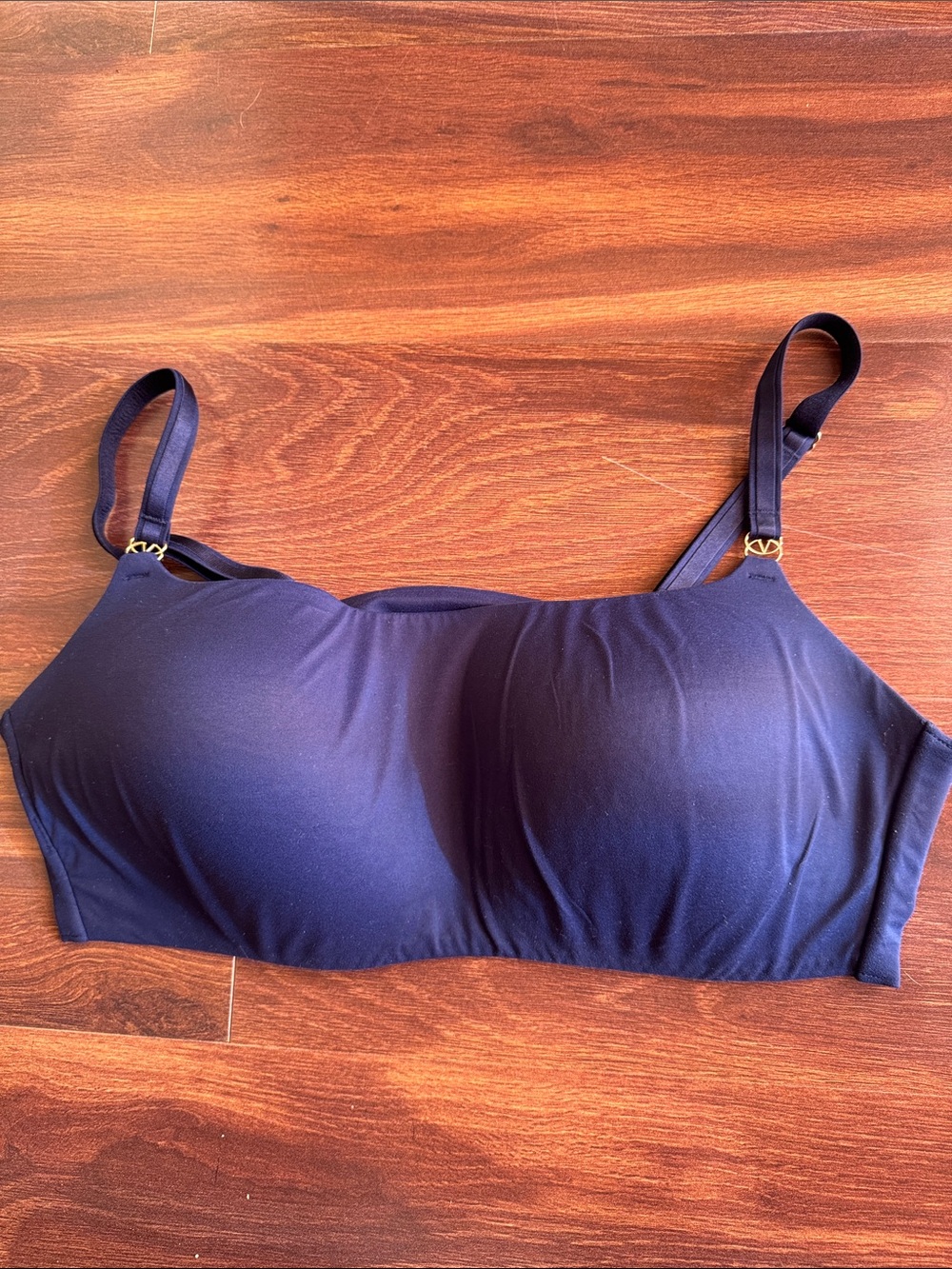 VICTORIA SECRET Pull On Bra Dark  Navt Blue Size XL